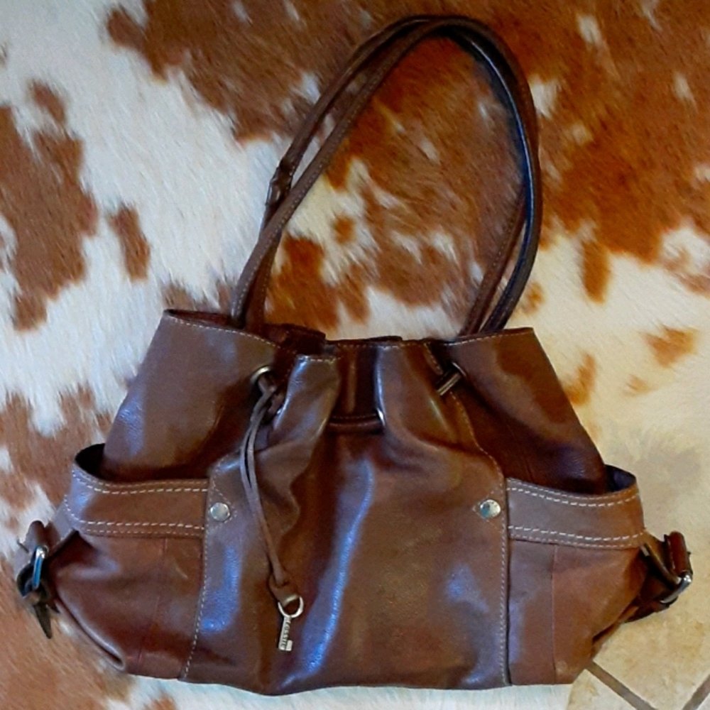 Fossil Brown leather Purse